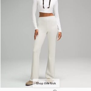 Lululemon Brushed Softstreme Ribbed Zip Flare Pant 32.5"